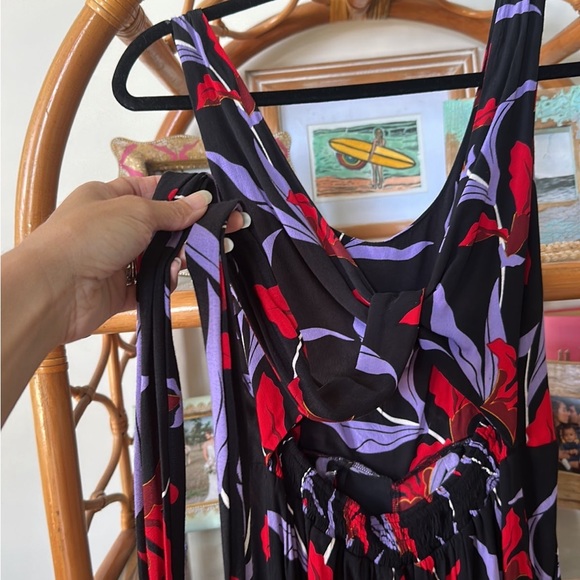 Ava Sky/ Fighting Eel long tie back romper size xs - Picture 4 of 8